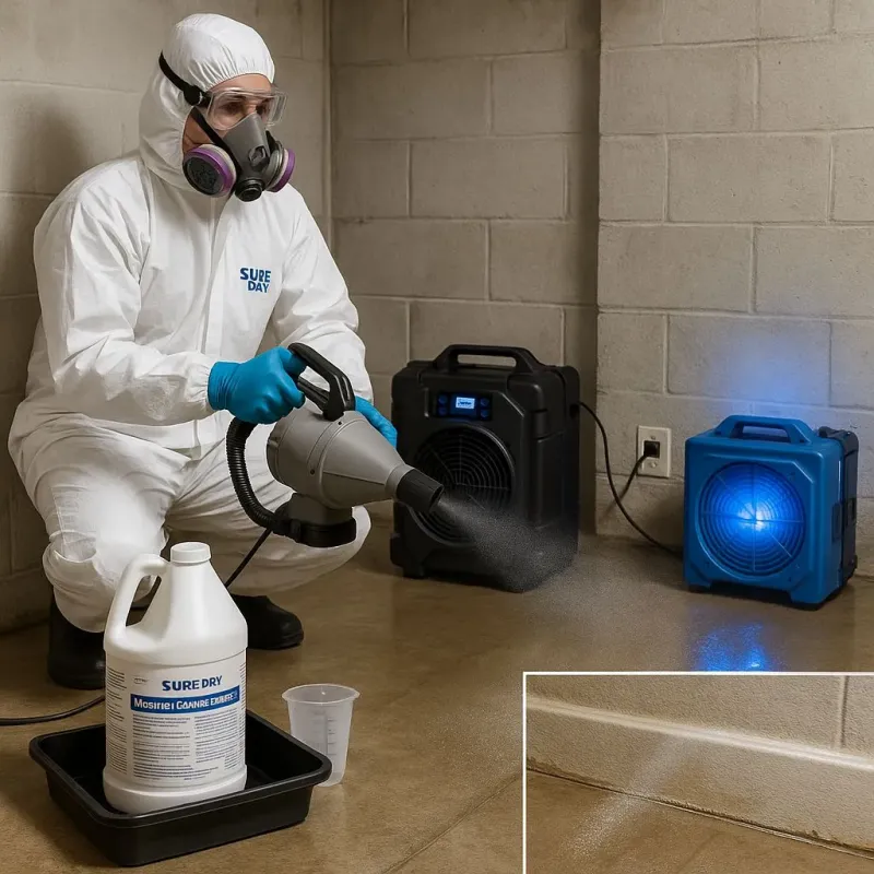 Sanitization and Odor Removal process in Pulaski, VA